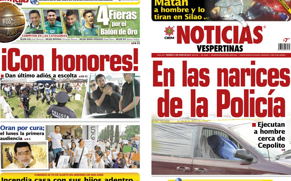 Edici N Digital De Noticias Vespertinas El Sol De Le N Noticias Locales Policiacas Sobre